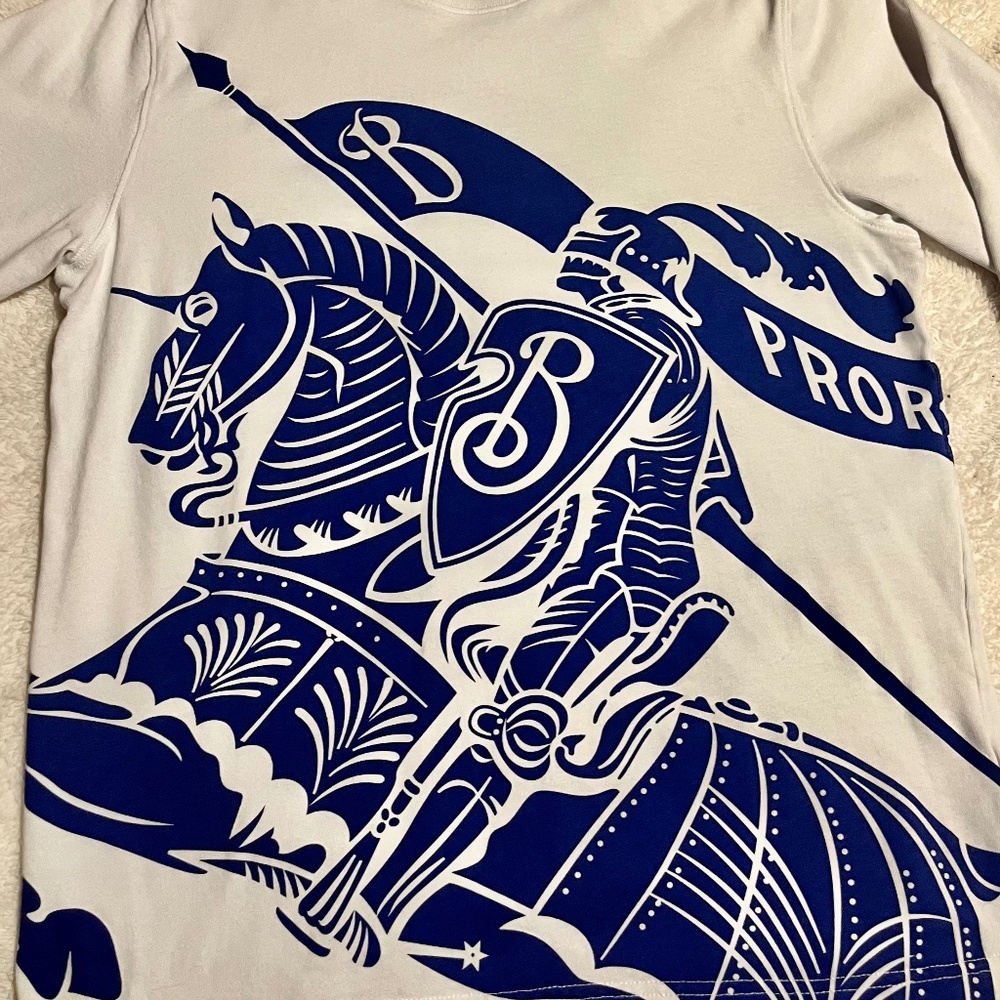 Burberry knight cotton t shirt